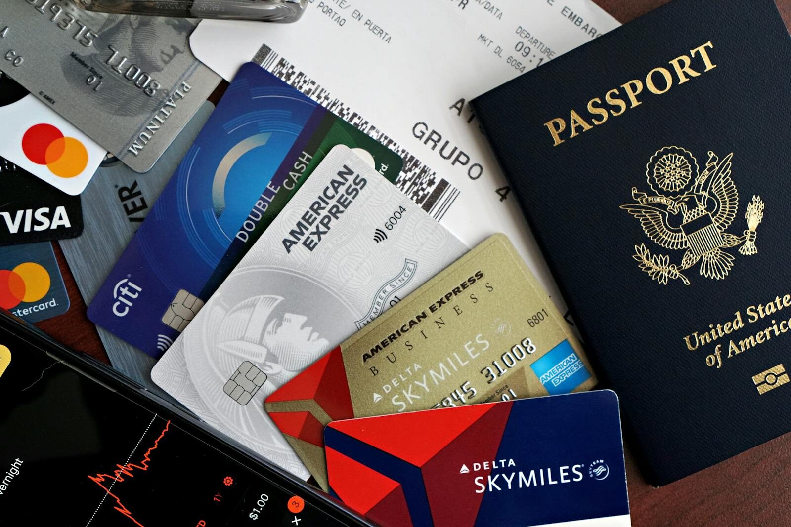 airplane window seat view earning travel points and miles credit card