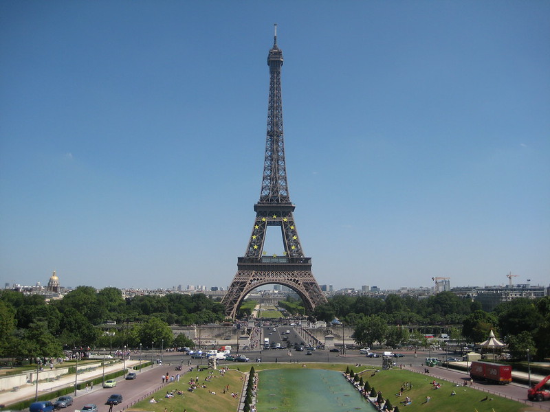 The Eiffel Tower rising over Paris, a classic European trip worth insuring