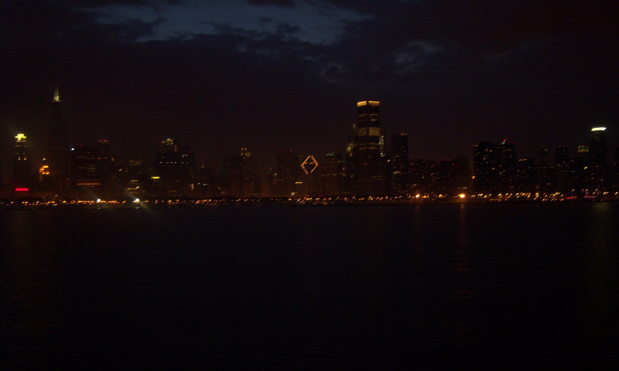 Chicago skyline along Lake Michigan