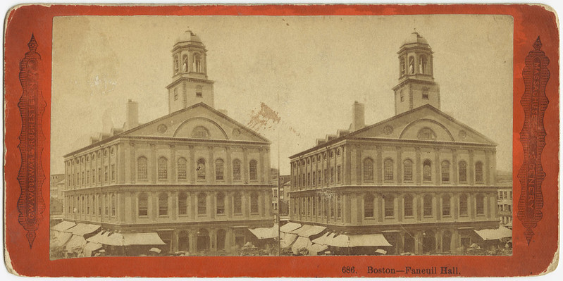 Historic Faneuil Hall marketplace on the Boston Freedom Trail