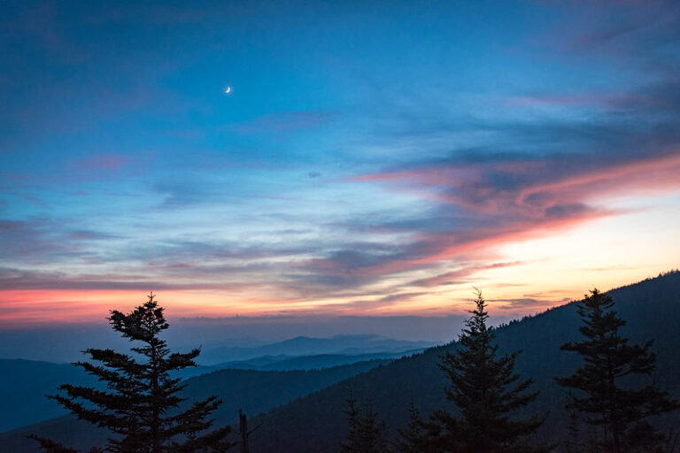 Misty ridges of Great Smoky Mountains National Park