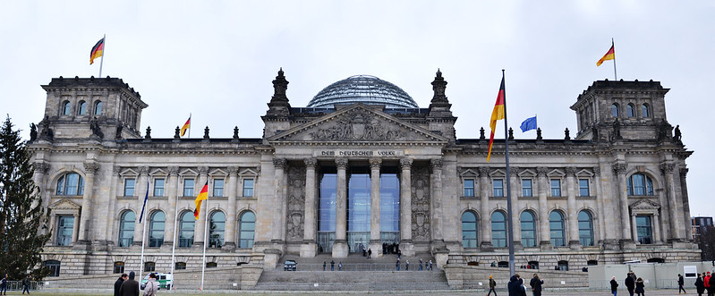 The Reichstag parliament building in Berlin