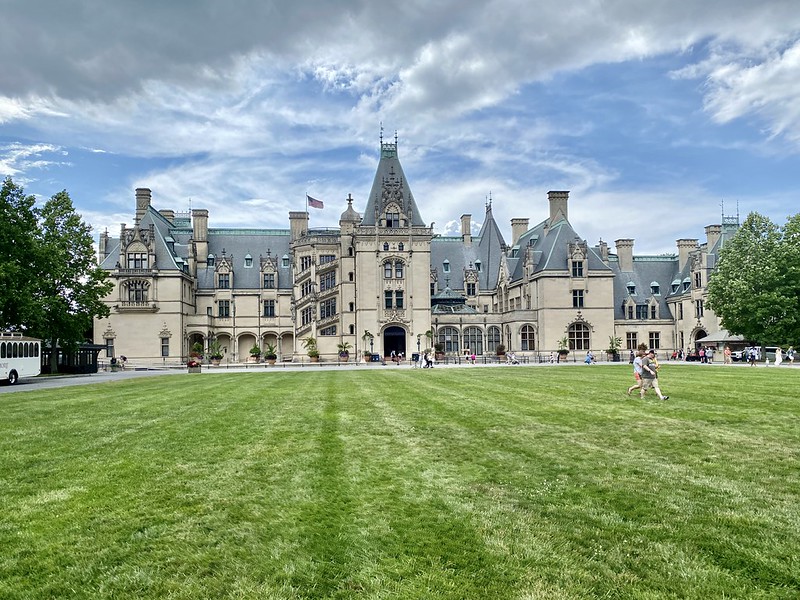 Biltmore House, the largest privately owned home in America, in Asheville North Carolina