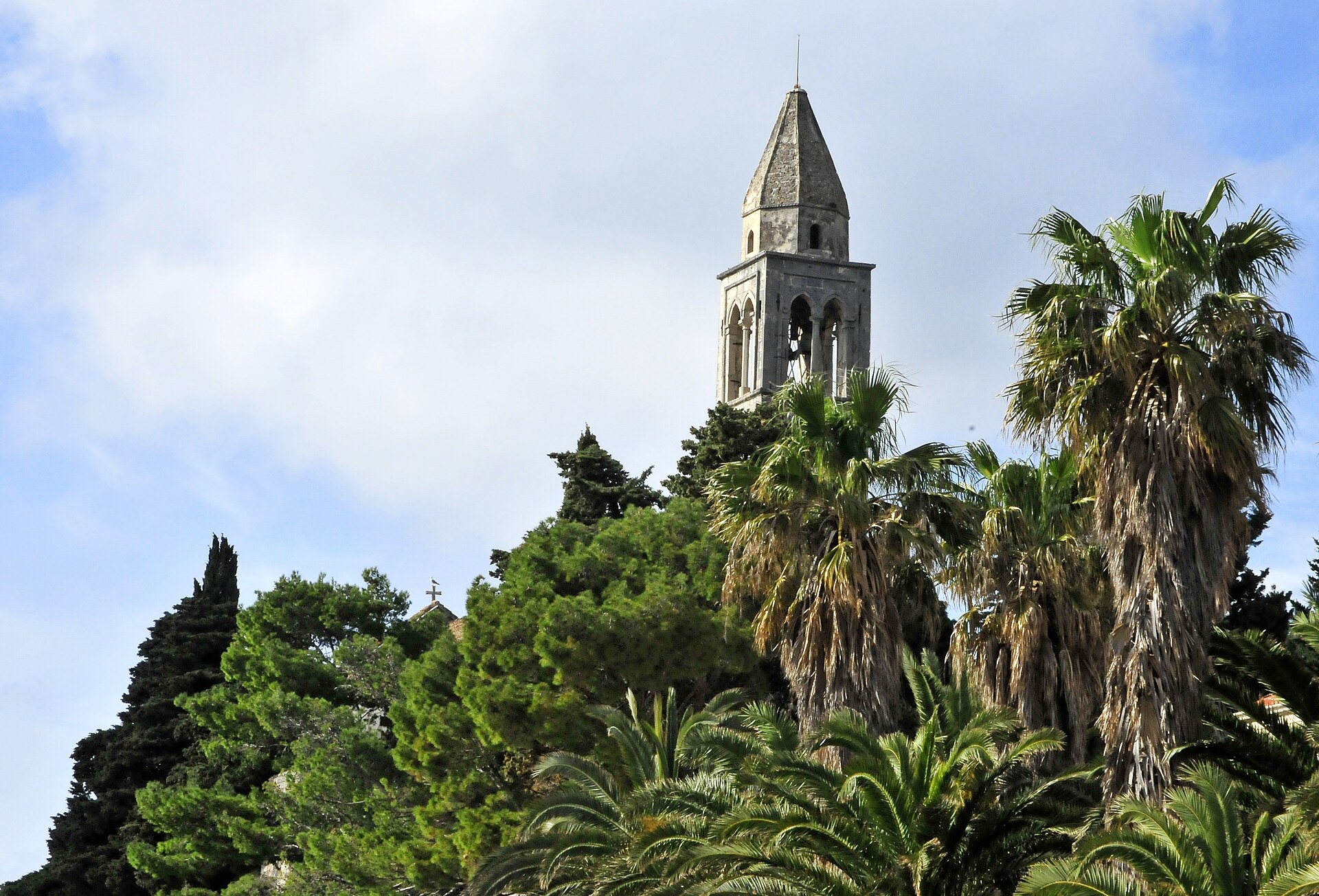 The car free island of Lopud in the Elafiti archipelago near Dubrovnik, Croatia
