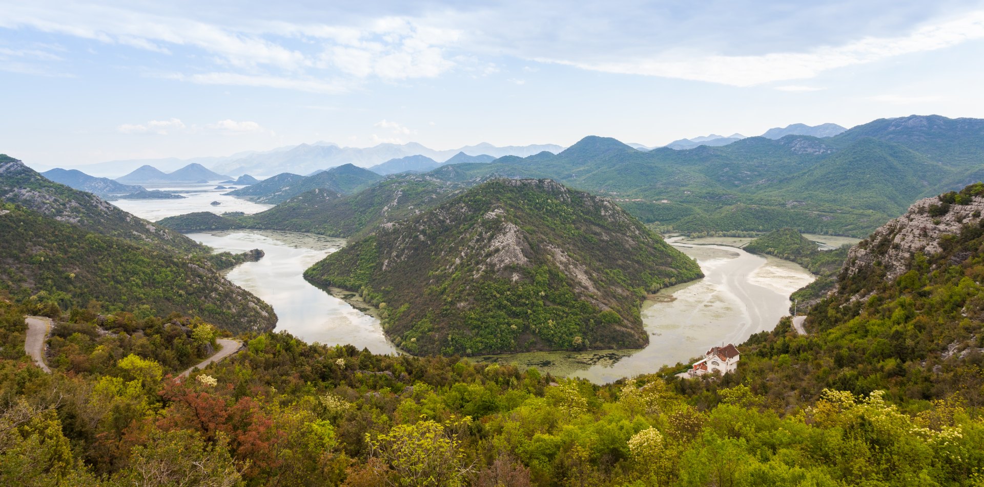 Lake Skadar in southern Montenegro, the largest lake in southern Europe