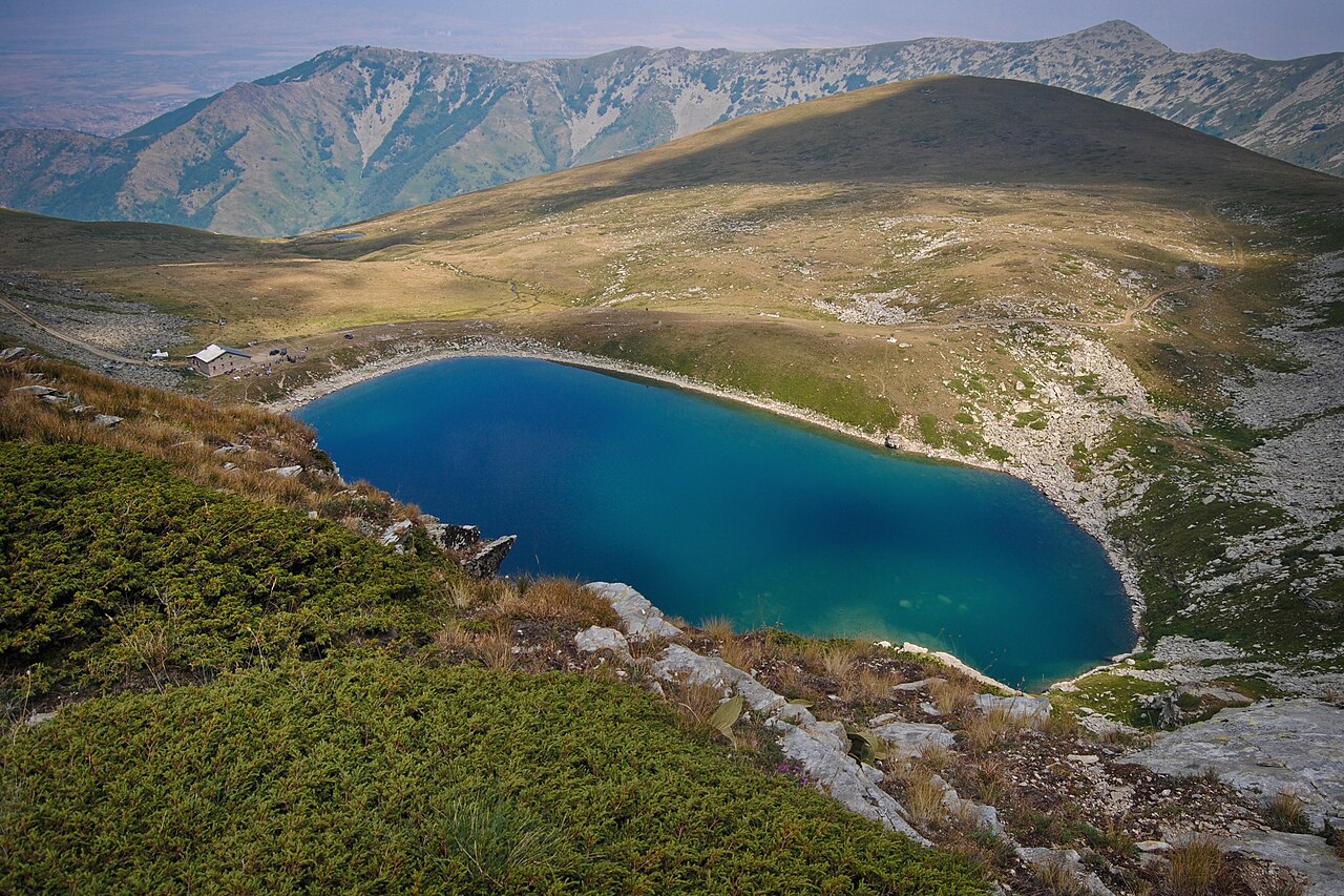 Big Lake, one of the glacial Pelister Eyes lakes in Pelister National Park above Bitola