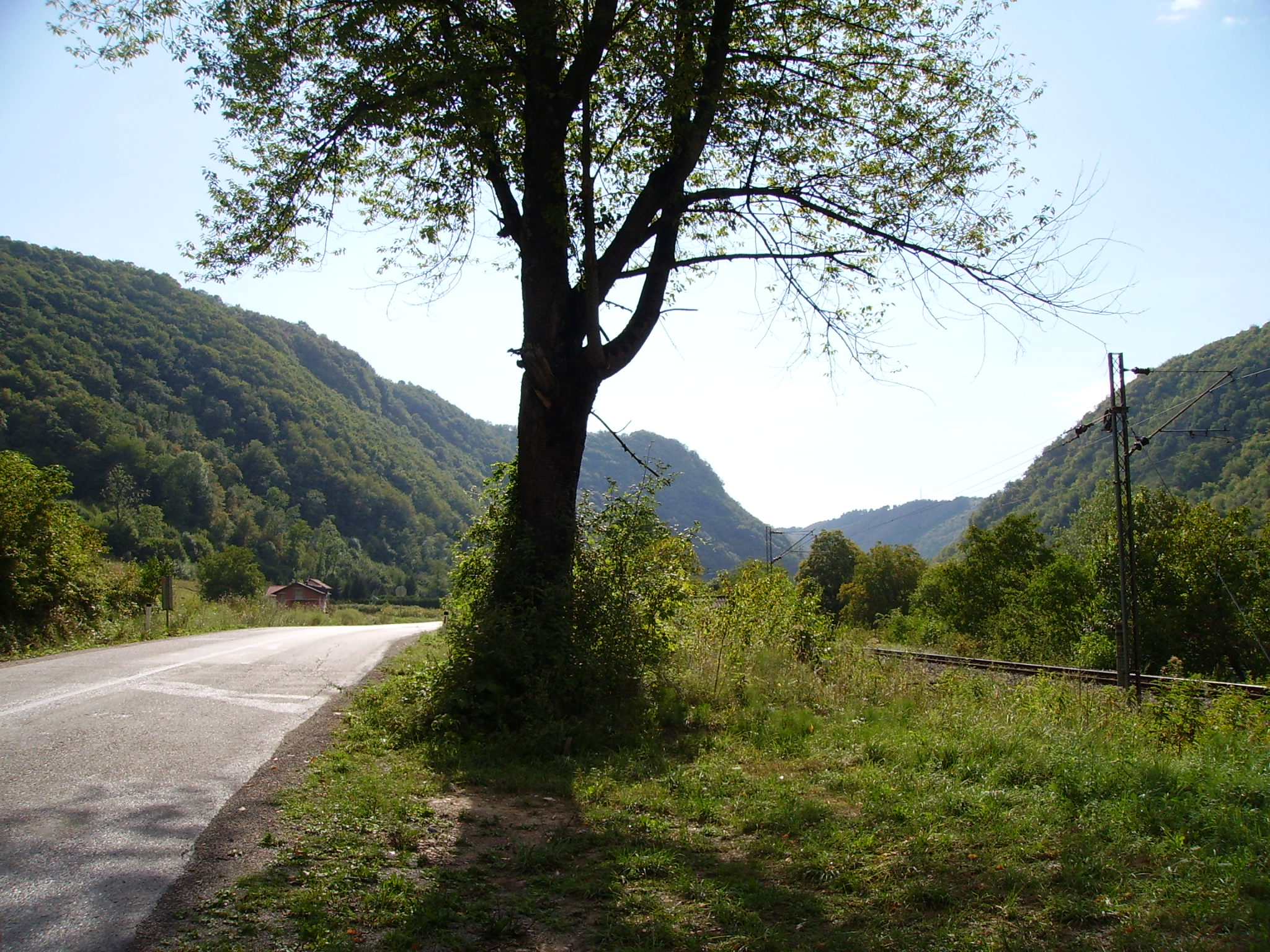 The green water of the Una River valley in northwest Bosnia and Herzegovina
