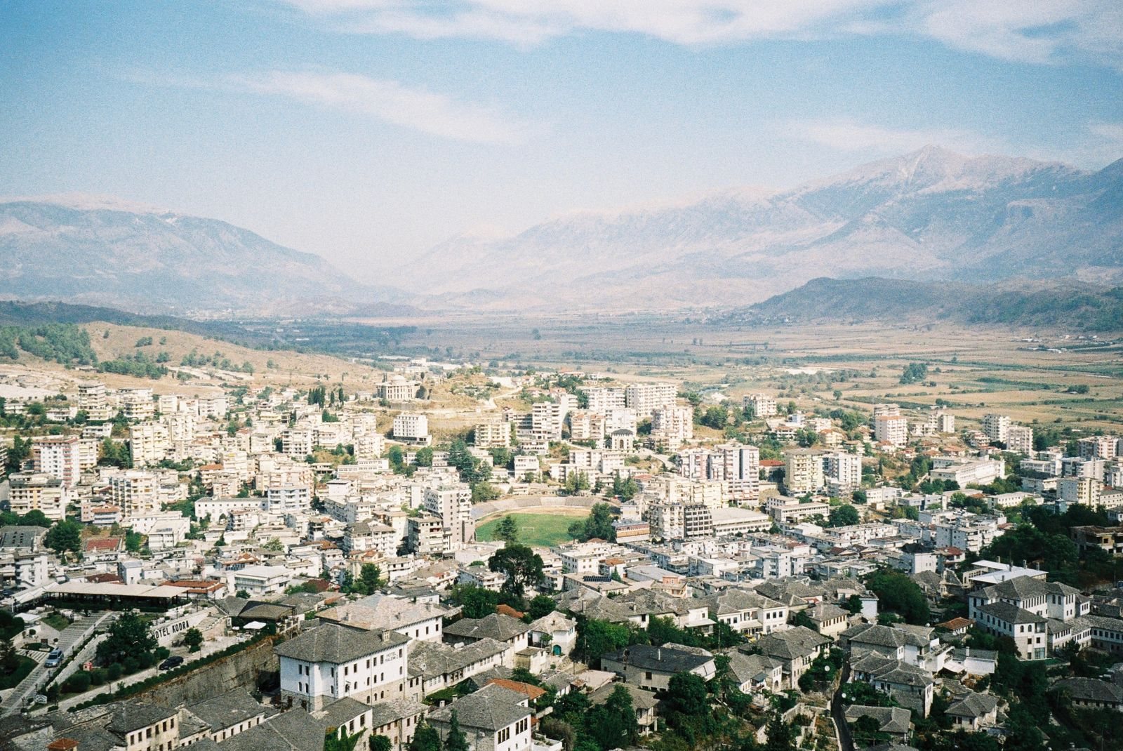 Albania road trip itinerary through Gjirokaster on the way to the Riviera