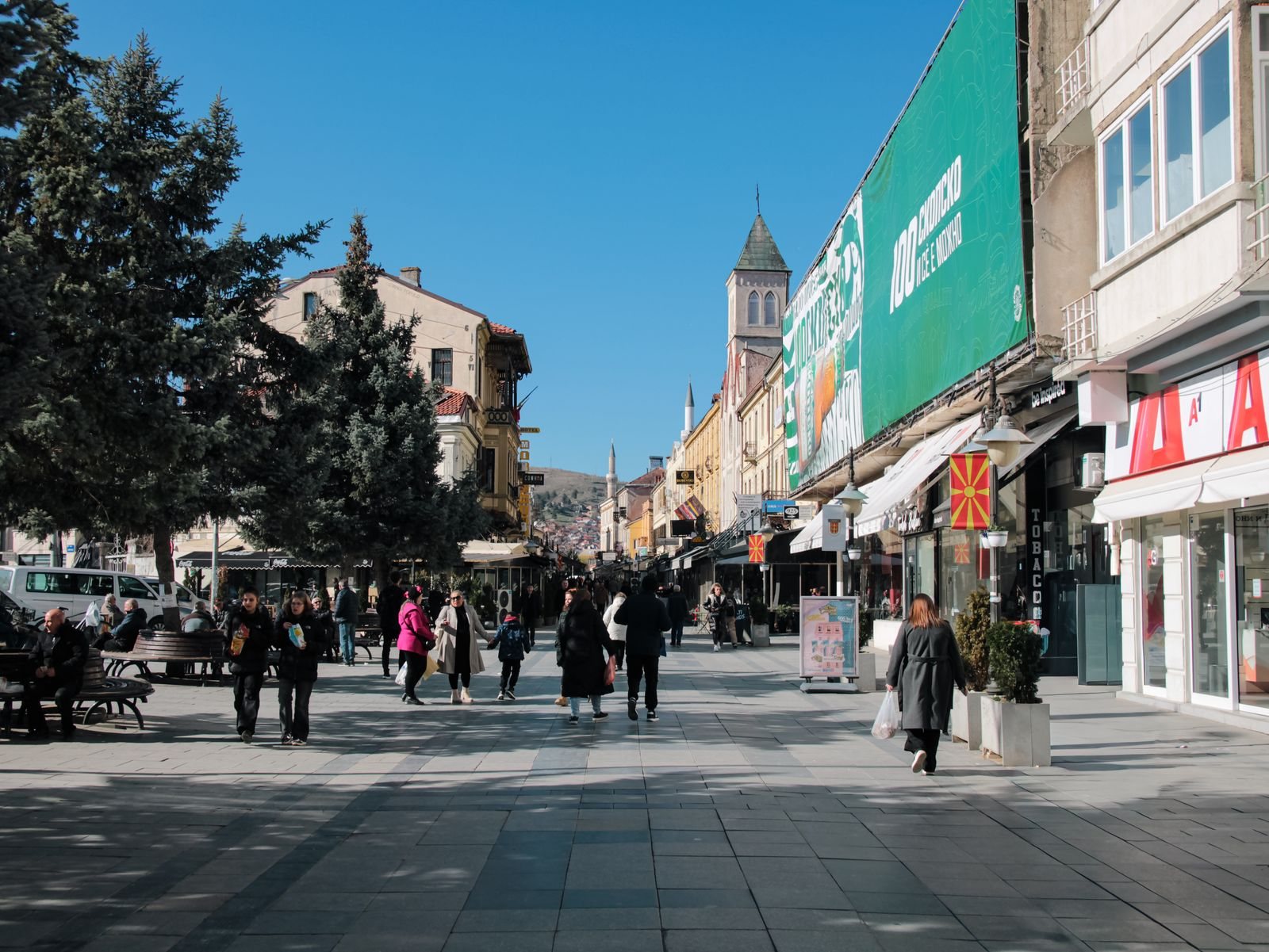 Bitola North Macedonia street life on Sirok Sokak, with where to eat and drink