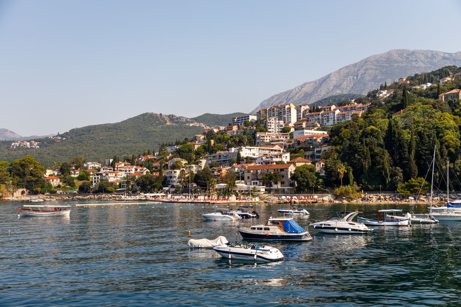 Herceg Novi old town, fortresses and seafront promenade
