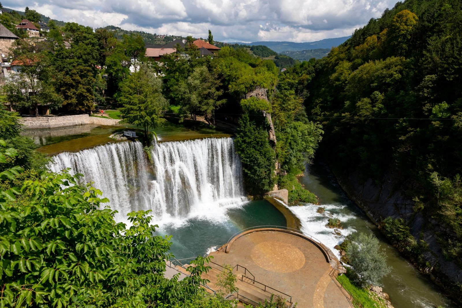 Jajce Bosnia fortress, catacombs and old town walks