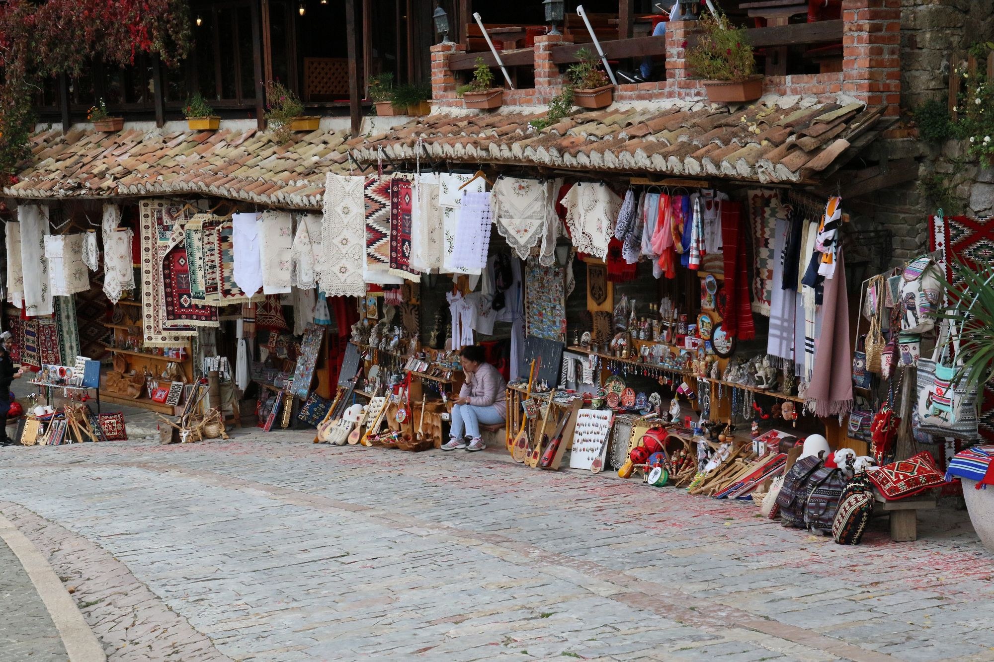 Kruja Albania day trip tips for shopping the old bazaar for crafts and souvenirs