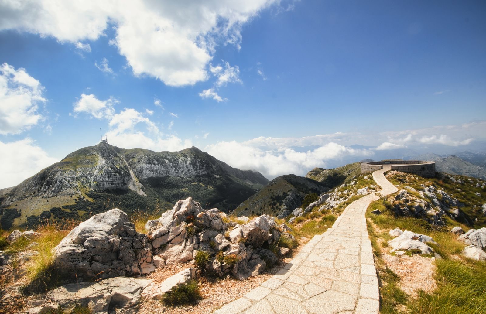 Lovcen National Park drive from Kotor on the famous serpentine road