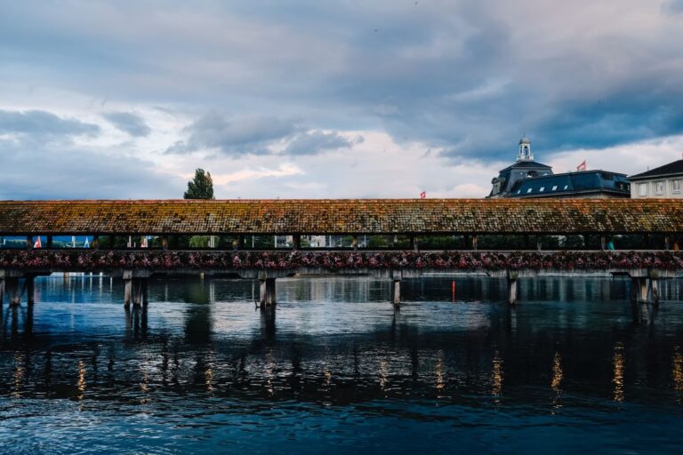 Lucerne travel guide: Chapel Bridge, Lake Lucerne and Mount Pilatus