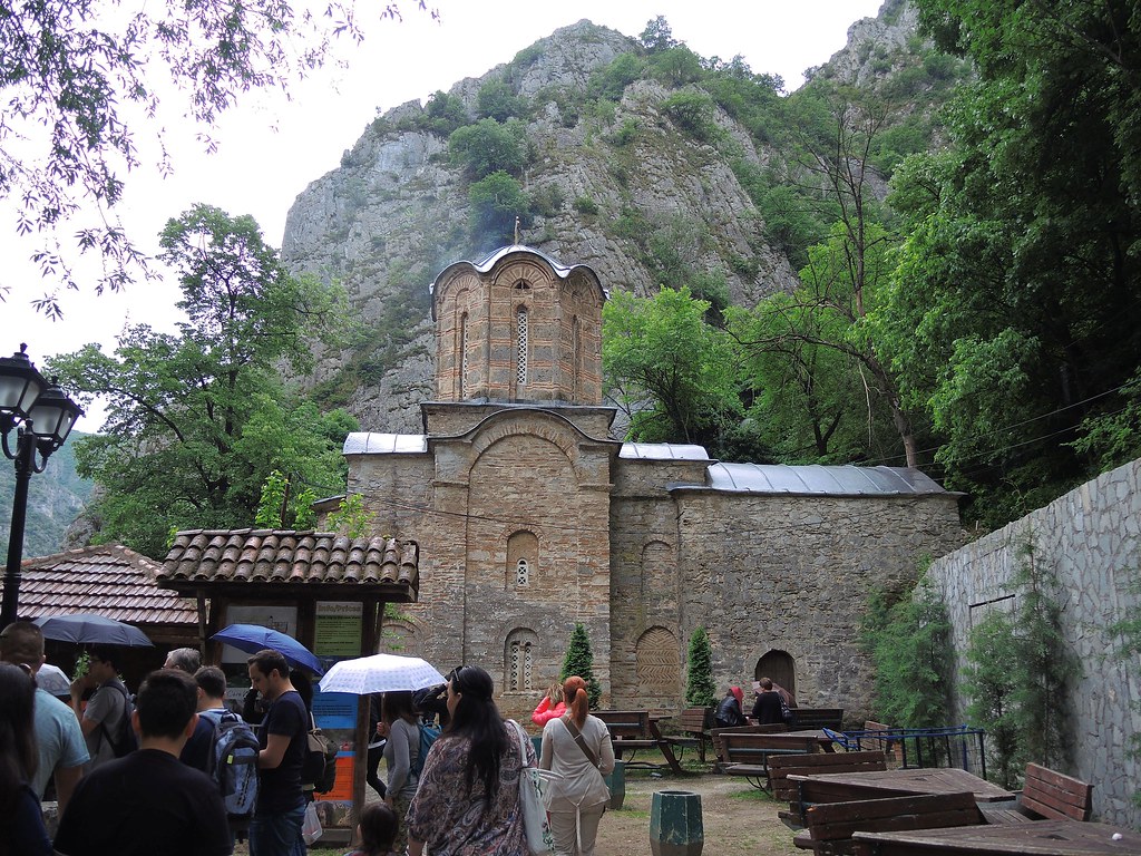 Sveta Bogorodica monastery at Matka Canyon near Skopje, North Macedonia