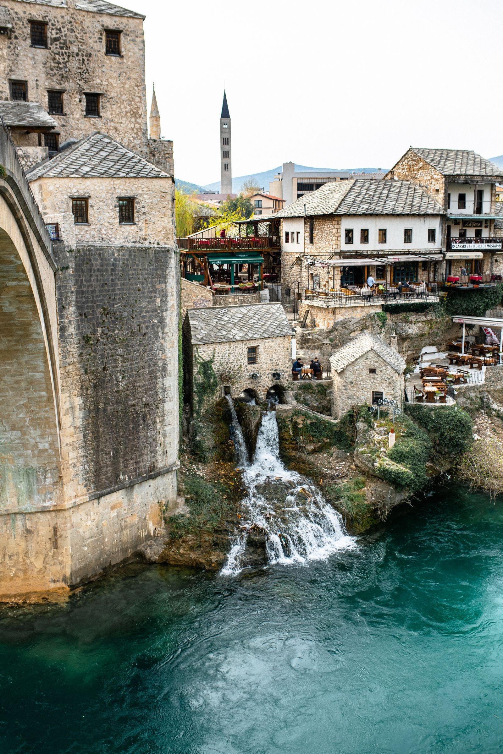 Mostar travel guide to the old bazaar and riverside cafes