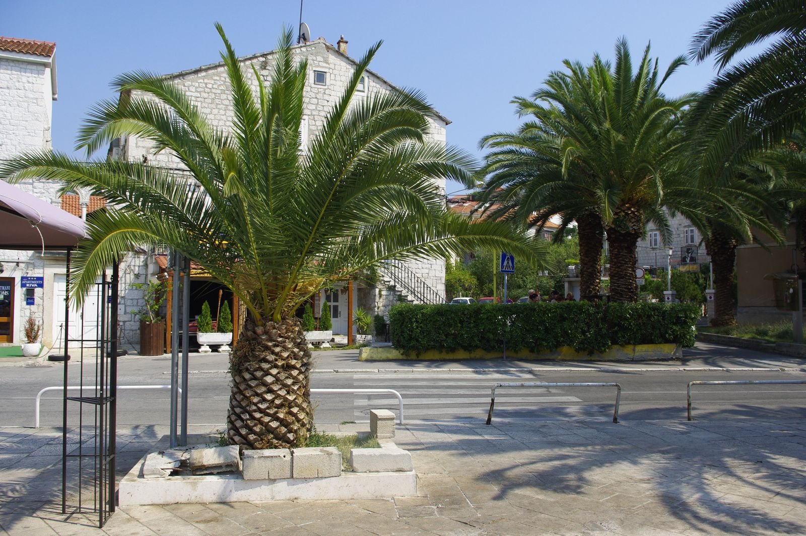 Trogir Croatia waterfront and the walk to Kamerlengo Fortress